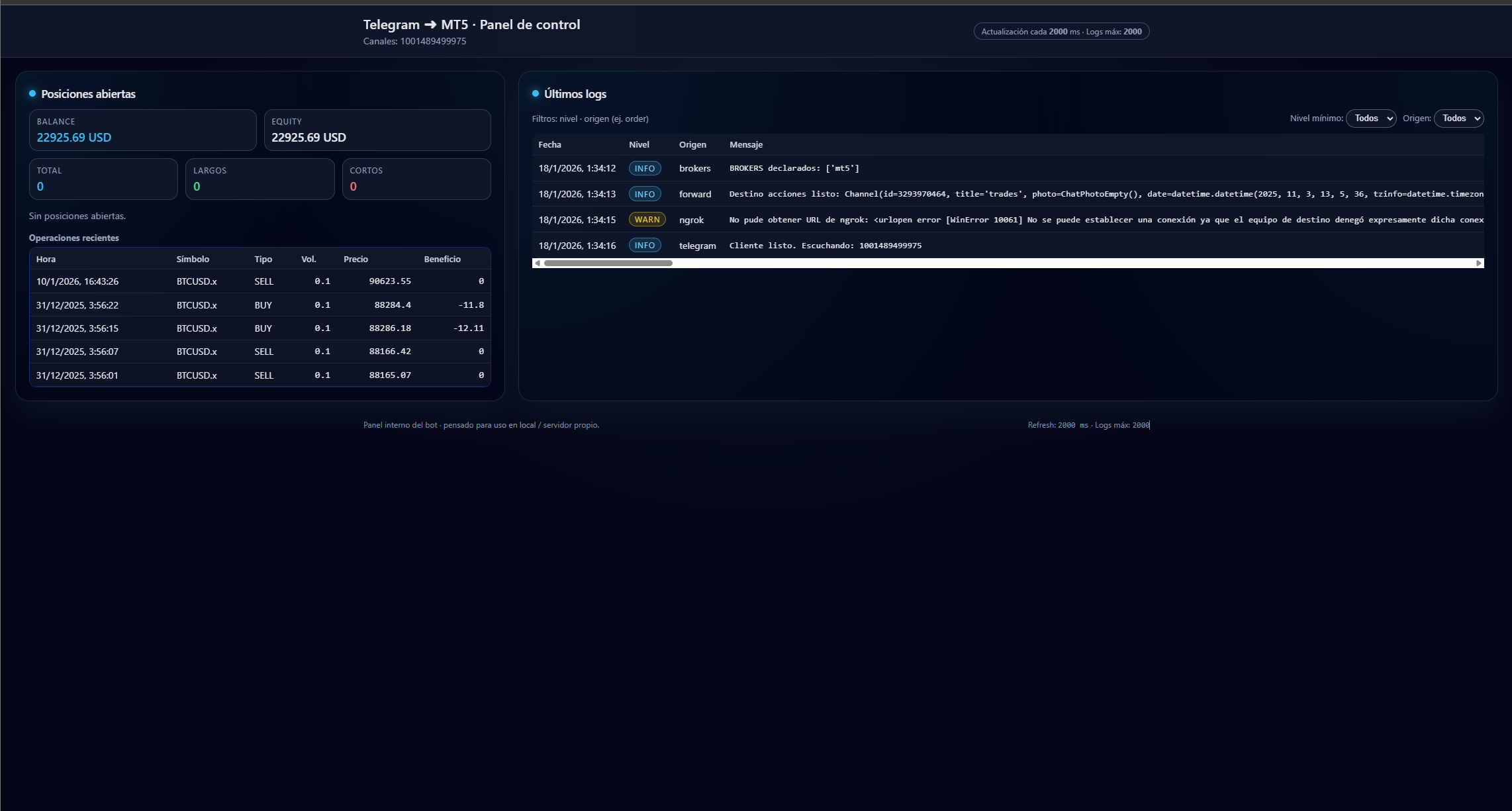 Replicación de operaciones (captura 1)