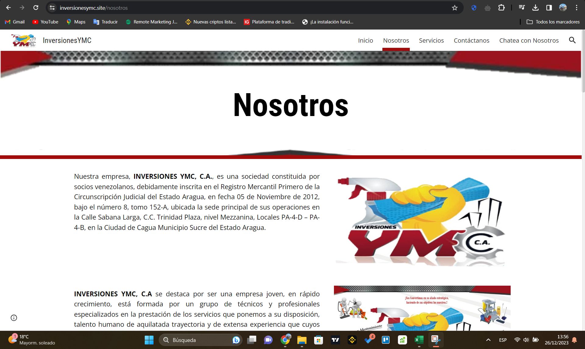 Web Park Hotel (captura 2)