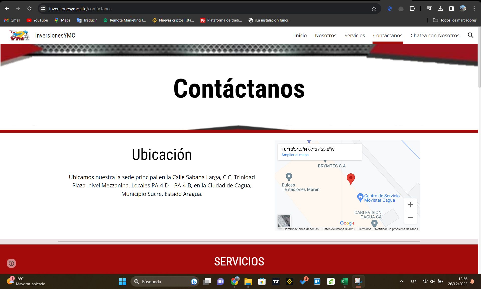 Web Park Hotel (captura 4)